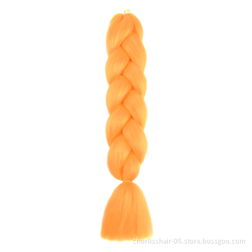 Wholesale 24'' Ombre Yaki Jumbo Braids Pre-stretched Crochet Synthetic Afro Braiding Hair Extensions Expression Braiding Hair